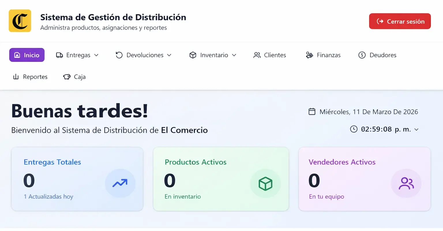 Sistema El Comercio